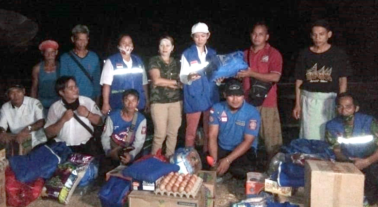 Dinsos, Batuan Korban Kebakaran di Jerang Dayak